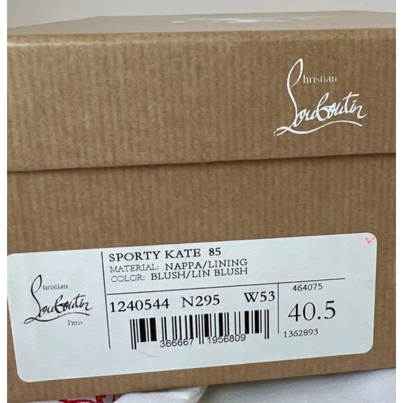 Christian Louboutin Sporty Kate Pointed Toe 85mm Pumps Red Sole Size 40.5 - Picture 10 of 13